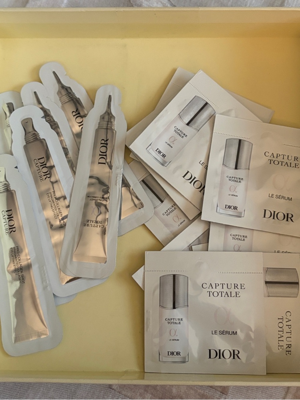 Dior Capture Totale LE SERUM, HYALUSHOT  and PRO-COLLAGEN SHOT Samples